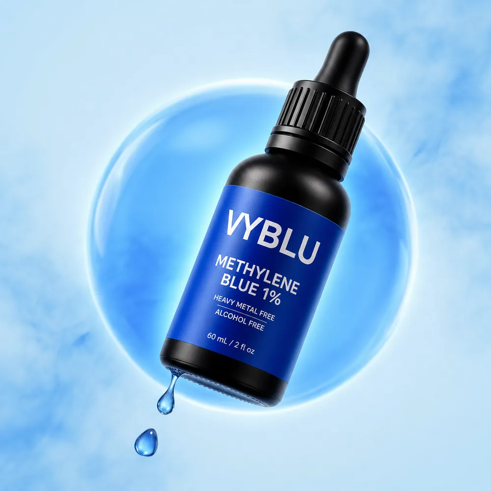 VYBLU Methylene Blue 1% premium dropper bottle